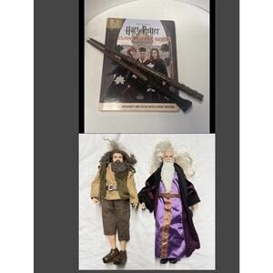 Lot Of Harry Potter Mattel Doll Álbus,Wand Lighted 14” TM & c WBEI(s16) And S20